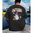 Halloween Teacher Trade Students For Candy Costume Women Men's Back Print T-Shirt, funny gift