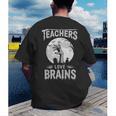 Halloween Teacher Tshirts Zombie Teachers Love Brains Men's Back Print T-Shirt, funny gift Halloween Teacher Tshirts Zombie Teachers Love Brains Men's Back Print T-Shirt, funny gift