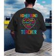 Homebound Teacher Appreciation Week Back To School Heart Men's Back Print T-Shirt, funny gift Homebound Teacher Appreciation Week Back To School Heart Men's Back Print T-Shirt, funny gift