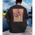 Human Muscles Organs Scary Anatomy Teacher Halloween Costume Men's Back Print T-Shirt, funny gift Human Muscles Organs Scary Anatomy Teacher Halloween Costume Men's Back Print T-Shirt, funny gift