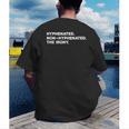 Hyphenated Irony Joke English Grammar Teachers Gag Men's Back Print T-Shirt, funny gift