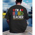 I'm A SPED Teacher Special Education Teacher Men's Back Print T-Shirt, funny gift