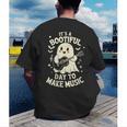It's A Bootiful Day To Make Music Halloween Music Teacher Men's Back Print T-Shirt, funny gift It's A Bootiful Day To Make Music Halloween Music Teacher Men's Back Print T-Shirt, funny gift