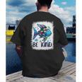 Be Kind Rainbow Fish Teacher Life Back To School Teaching Men Women Men's Back Print T-Shirt, funny gift