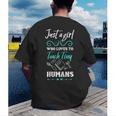 Kindergarten Teacher Shirt Humor Preschool Teacher Men's Back Print T-Shirt, funny gift