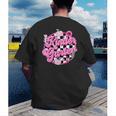 Kindergarten Teacher Women Checkered First Day Of School Men's Back Print T-Shirt, funny gift