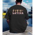 Latina ASL American Sign Language Latina Power ASL Teacher Men's Back Print T-Shirt, funny gift Latina ASL American Sign Language Latina Power ASL Teacher Men's Back Print T-Shirt, funny gift
