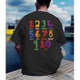 Learning Math Numbers Counting Back To School Teacher For Men Women Girls Kids Men's Back Print T-Shirt, funny gift Learning Math Numbers Counting Back To School Teacher For Men Women Girls Kids Men's Back Print T-Shirt, funny gift