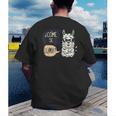 Llama Shirt English Teacher School Student ESL Joke Men's Back Print T-Shirt, funny gift