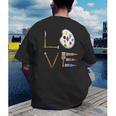 Love Art For Artist Art Teacher Men's Back Print T-Shirt, funny gift