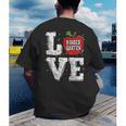 LOVE Kindergarten Teacher Student School Apple Men's Back Print T-Shirt, funny gift LOVE Kindergarten Teacher Student School Apple Men's Back Print T-Shirt, funny gift