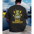 Mad Scientist Kids Youth Adult Science Teacher Chemistry Men's Back Print T-Shirt, funny gift