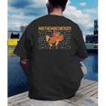 Math Nerd The Mathemachicken a Math Teacher Men's Back Print T-Shirt, funny gift Math Nerd The Mathemachicken a Math Teacher Men's Back Print T-Shirt, funny gift