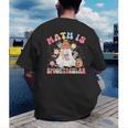 Math Is Spooktacular Math Teacher Spooky Halloween Men's Back Print T-Shirt, funny gift Math Is Spooktacular Math Teacher Spooky Halloween Men's Back Print T-Shirt, funny gift