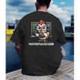 Math Teacher Chicken Mathemachicken Pun Men's Back Print T-Shirt, funny gift Math Teacher Chicken Mathemachicken Pun Men's Back Print T-Shirt, funny gift