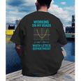 Mathletics Working On My Quads Algebra Math Teacher Men's Back Print T-Shirt, funny gift Mathletics Working On My Quads Algebra Math Teacher Men's Back Print T-Shirt, funny gift