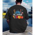 Ms Johnson Personalized Name Back To School Teacher For Men Women Kids Men's Back Print T-Shirt, funny gift