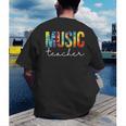 Music Teacher Tie Dye Appreciation Day Hello Back To School Men Women Men's Back Print T-Shirt, funny gift Music Teacher Tie Dye Appreciation Day Hello Back To School Men Women Men's Back Print T-Shirt, funny gift
