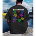 Nerdy Forms Nanotubes Chemistry Teacher Geek Men's Back Print T-Shirt, funny gift
