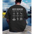 Nerdy Vintage Wave Behavior Physics Science Teacher Geek Men Women Girls Kids Men's Back Print T-Shirt, funny gift Nerdy Vintage Wave Behavior Physics Science Teacher Geek Men Women Girls Kids Men's Back Print T-Shirt, funny gift