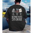 Nothing Beats 5th Grade Back To School Kids Teachers Men's Back Print T-Shirt, funny gift