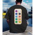 Paint Palette ArtSet Halloween Costume For Teachers Students For Men Women Kids Men's Back Print T-Shirt, funny gift Paint Palette ArtSet Halloween Costume For Teachers Students For Men Women Kids Men's Back Print T-Shirt, funny gift