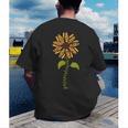 Paraprofessional Para Sunflower Teacher Back To School Men's Back Print T-Shirt, funny gift Paraprofessional Para Sunflower Teacher Back To School Men's Back Print T-Shirt, funny gift