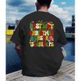 PE Teacher Christmas Holiday Men's Back Print T-Shirt, funny gift