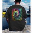 PE Teacher Phys Ed Tie Dye Physical Education Appreciation Men's Back Print T-Shirt, funny gift PE Teacher Phys Ed Tie Dye Physical Education Appreciation Men's Back Print T-Shirt, funny gift