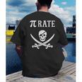 Pi Day Pi Rate Pirate For Teachers Men's Back Print T-Shirt, funny gift