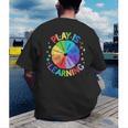 Play Is Learning Teacher Kindergarten For Men Women Kids Men's Back Print T-Shirt, funny gift Play Is Learning Teacher Kindergarten For Men Women Kids Men's Back Print T-Shirt, funny gift