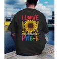 Pre School Teacher Pre-K Teacher Men's Back Print T-Shirt, funny gift Pre School Teacher Pre-K Teacher Men's Back Print T-Shirt, funny gift