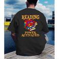 Reading Super Power Activated Superhero Teacher Or Student Men Women Girls Kids Men's Back Print T-Shirt, funny gift Reading Super Power Activated Superhero Teacher Or Student Men Women Girls Kids Men's Back Print T-Shirt, funny gift