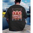 Ringmaster Teacher Costume – Carnival Birthday Style Men's Back Print T-Shirt, funny gift
