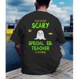 Scary Special Education Ed Teacher Costume Halloween Easy Men's Back Print T-Shirt, funny gift Scary Special Education Ed Teacher Costume Halloween Easy Men's Back Print T-Shirt, funny gift