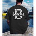 School Spirit Mascot Bobcats Back To School Teacher Student Men's Back Print T-Shirt, funny gift