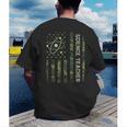 Science Teacher Camo American Flag Back To School Men's Back Print T-Shirt, funny gift Science Teacher Camo American Flag Back To School Men's Back Print T-Shirt, funny gift