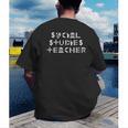 Social Studies Teacher Men Women T-Shirt Men's Back Print T-Shirt, funny gift Social Studies Teacher Men Women T-Shirt Men's Back Print T-Shirt, funny gift
