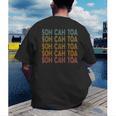 SOH CAH TOA SOHCAHTOA Trigonometry Math Parody Teacher Men Women Kids Men's Back Print T-Shirt, funny gift