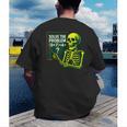 Solve The Problem Skeleton Teacher Halloween Math Six Seven Men's Back Print T-Shirt, funny gift Solve The Problem Skeleton Teacher Halloween Math Six Seven Men's Back Print T-Shirt, funny gift