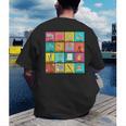 Spanish Teacher Back To School Maestra Dual Language Crew Men's Back Print T-Shirt, funny gift