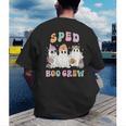 SPED Boo Crew Halloween Floral Ghost Special Ed SPED Teacher For Men Women Kids Men's Back Print T-Shirt, funny gift SPED Boo Crew Halloween Floral Ghost Special Ed SPED Teacher For Men Women Kids Men's Back Print T-Shirt, funny gift