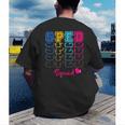 SPED Squad Proud Special Education Para Teacher Colorful Men's Back Print T-Shirt, funny gift SPED Squad Proud Special Education Para Teacher Colorful Men's Back Print T-Shirt, funny gift