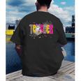 Spooky Halloween Teacher Para Counselor SPED Preppy Boo Kids Men's Back Print T-Shirt, funny gift Spooky Halloween Teacher Para Counselor SPED Preppy Boo Kids Men's Back Print T-Shirt, funny gift