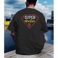 Super Heroe Maestra Espanol Spanish Super Teacher Men's Back Print T-Shirt, funny gift Super Heroe Maestra Espanol Spanish Super Teacher Men's Back Print T-Shirt, funny gift