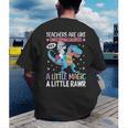 T Rex Dinosaur Unicorn Teachers Are Like Unicornasaurus Rex Men's Back Print T-Shirt, funny gift T Rex Dinosaur Unicorn Teachers Are Like Unicornasaurus Rex Men's Back Print T-Shirt, funny gift
