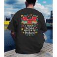 I Teach The Cutest Apples In The Orchard Cute Fall Teacher Men's Back Print T-Shirt, funny gift I Teach The Cutest Apples In The Orchard Cute Fall Teacher Men's Back Print T-Shirt, funny gift