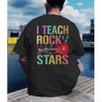 I Teach Rockstars Band Vibes Teacher Rocks My Music Teaching Men's Back Print T-Shirt, funny gift I Teach Rockstars Band Vibes Teacher Rocks My Music Teaching Men's Back Print T-Shirt, funny gift