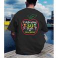 Teacher Celebrating 30 Years Of Teaching Students School Men's Back Print T-Shirt, funny gift