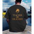 Teacher Of Dragons For Teachers Top Tee T-Shirt Men's Back Print T-Shirt, funny gift Teacher Of Dragons For Teachers Top Tee T-Shirt Men's Back Print T-Shirt, funny gift